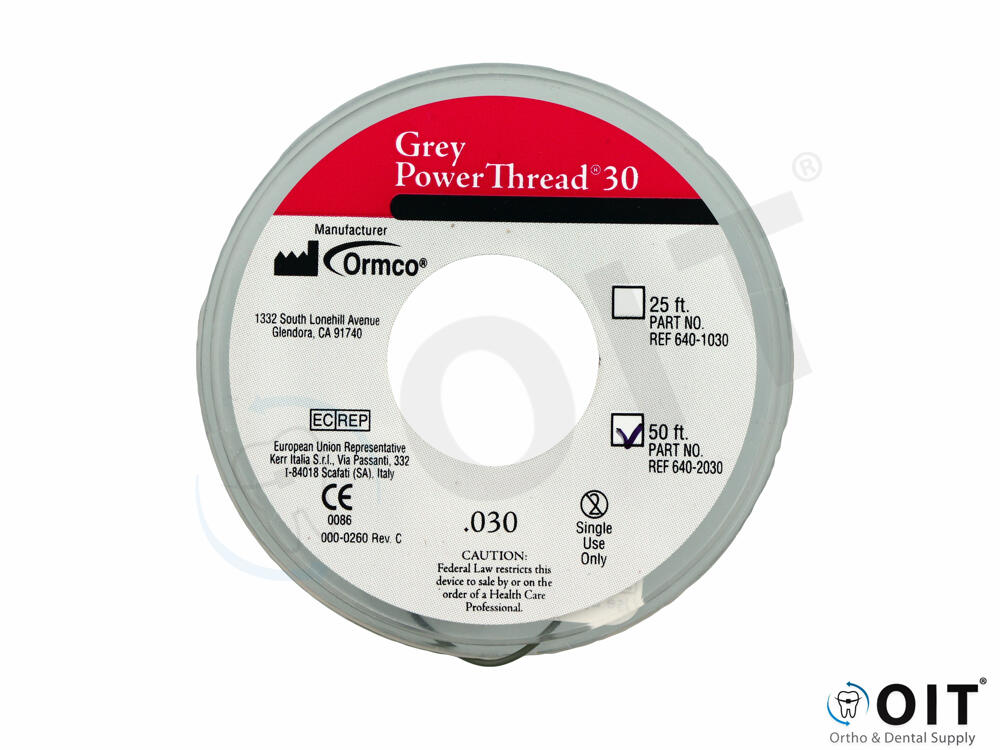 Ormco Power Thread Gray .030