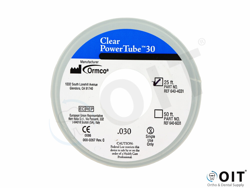 Ormco Power Tube Clear .025
