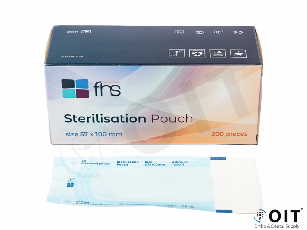 FHS Sterilisatiezakjes 57 x 100 mm