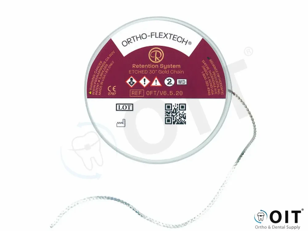 Nickel Free Gold Ortho-Flextech 30