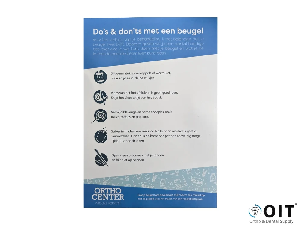 Orthocenter Folder 'Do's & Don'ts'