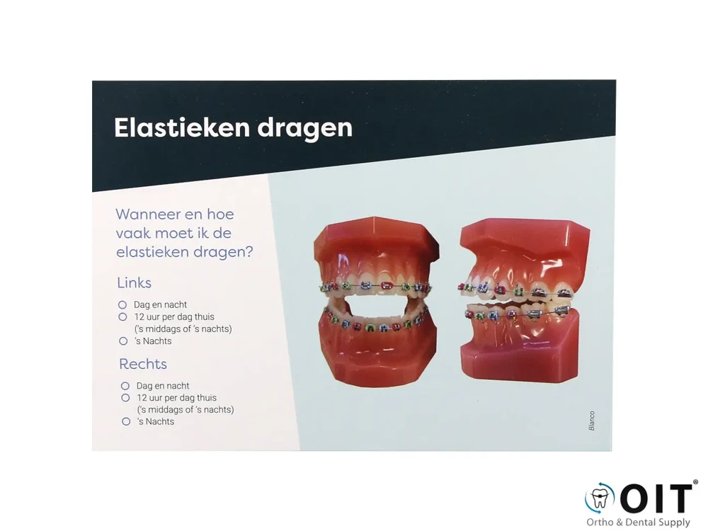 Instructie elastieken blanco
