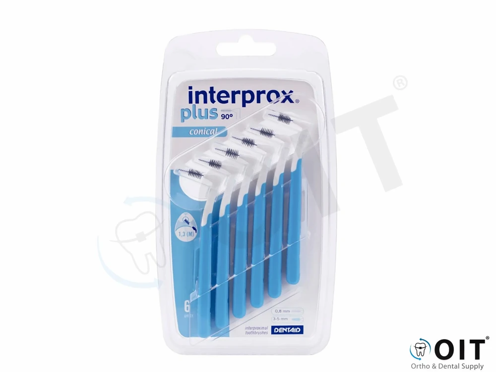 Interprox plus conisch 3-5 mm blauw