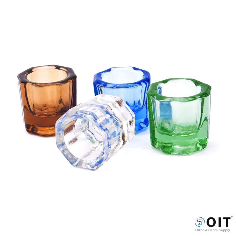 Dappenglaasje Glas Wit FHS