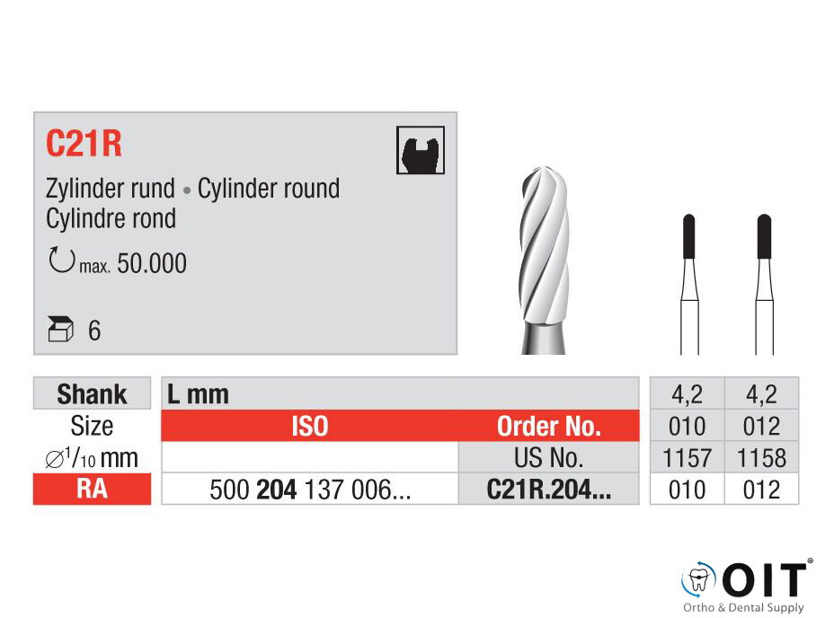 TC RA frais cylinder, C21R.204.012