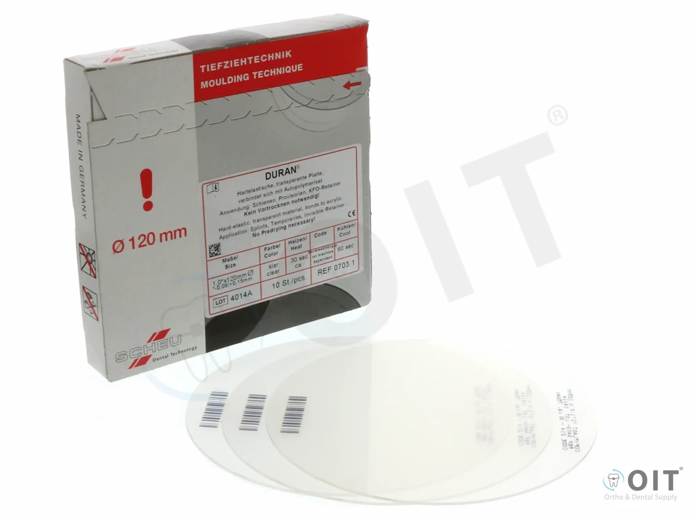 Duran Clear ø120 mm 1,0 mm