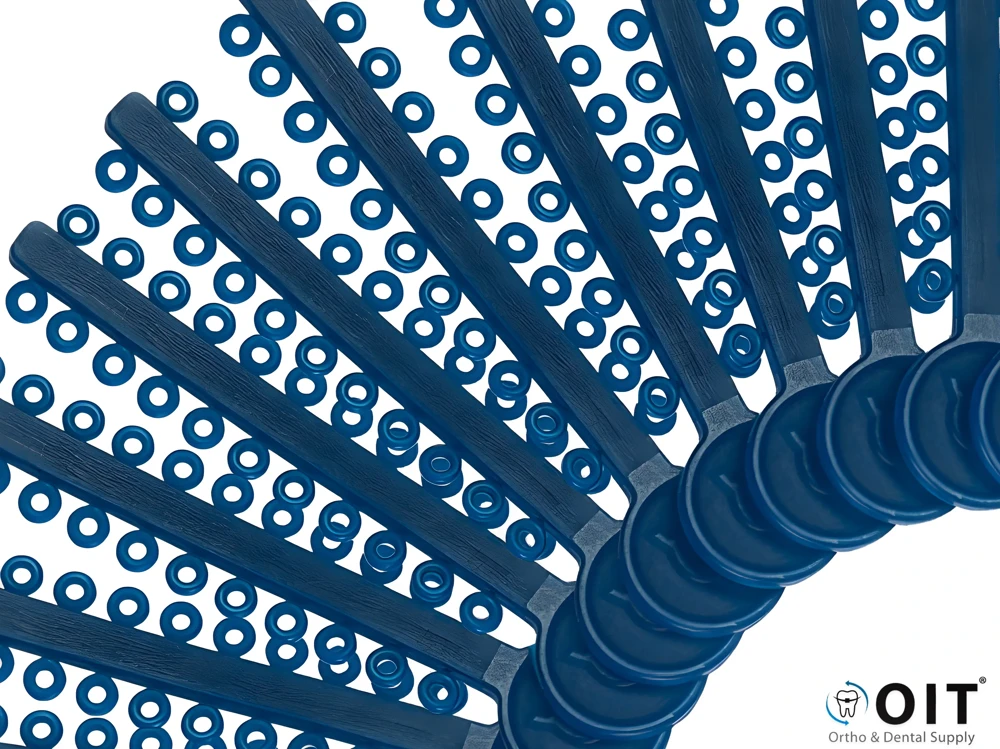 Elastomeric Ties Modular Navy Blue