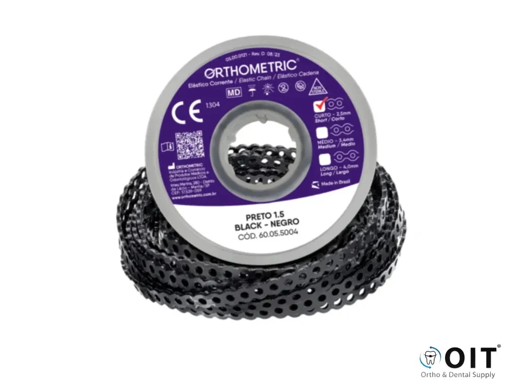 Elastomeric Chain Short Black