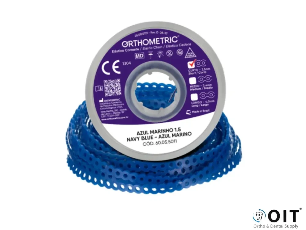 Elastomeric Chain Short Navy Blue