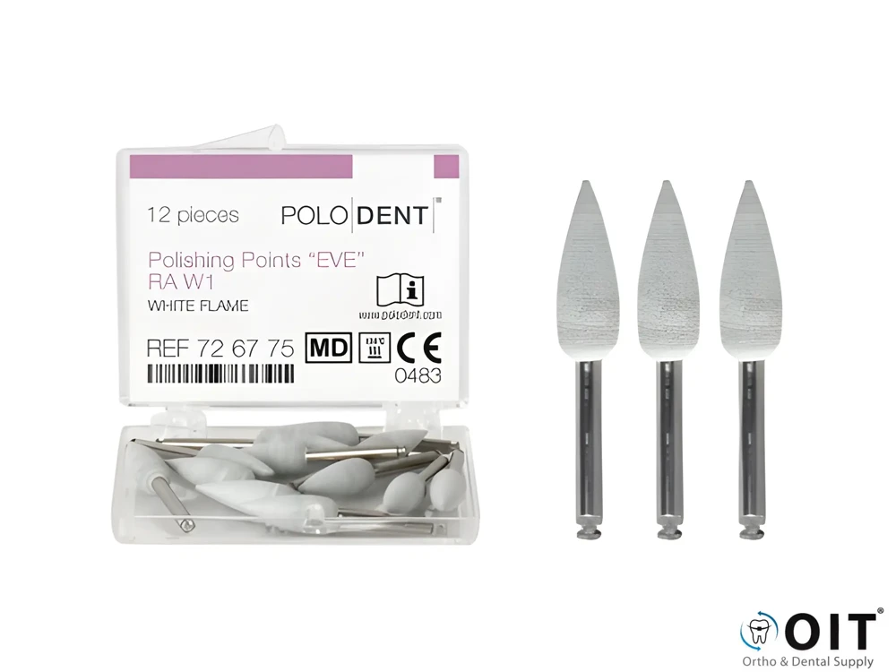 Polodent Polijstpunten EVE RA W1 Vlam