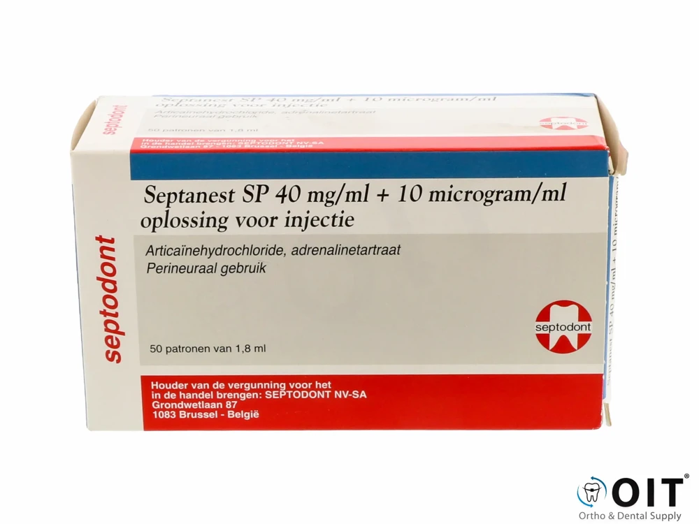 Verdovingsvloeistof Septanest-N 40mg