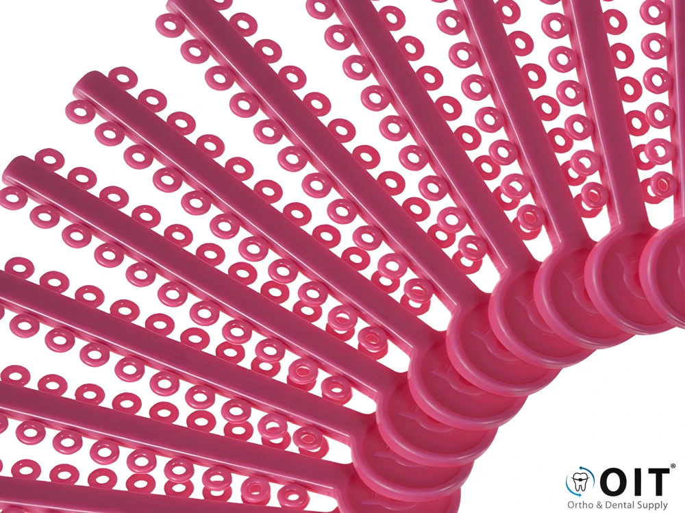 Elastomeric Ties Modular Pink