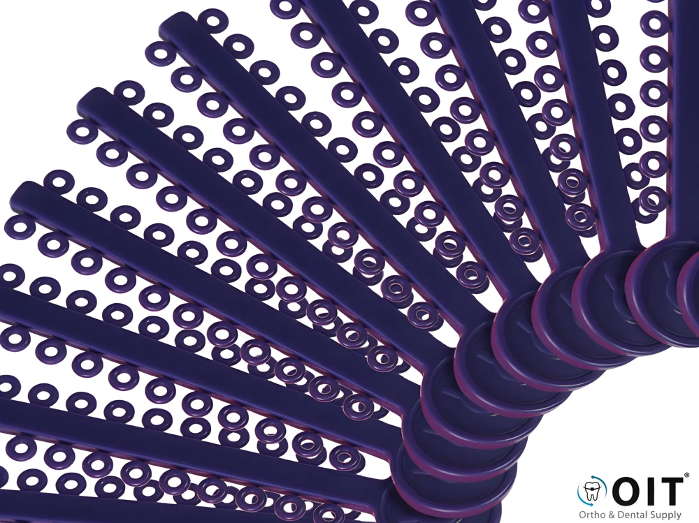 Elastomeric Ties Modular Purple