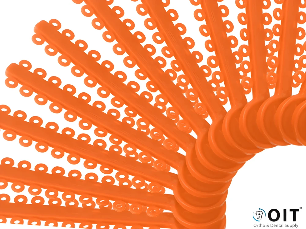 Elastomeric Ties Modular Orange