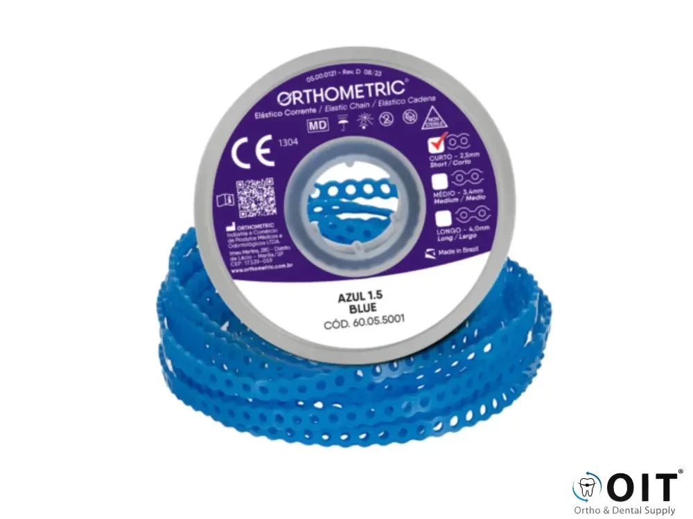 Elastomeric Chain Short Blue