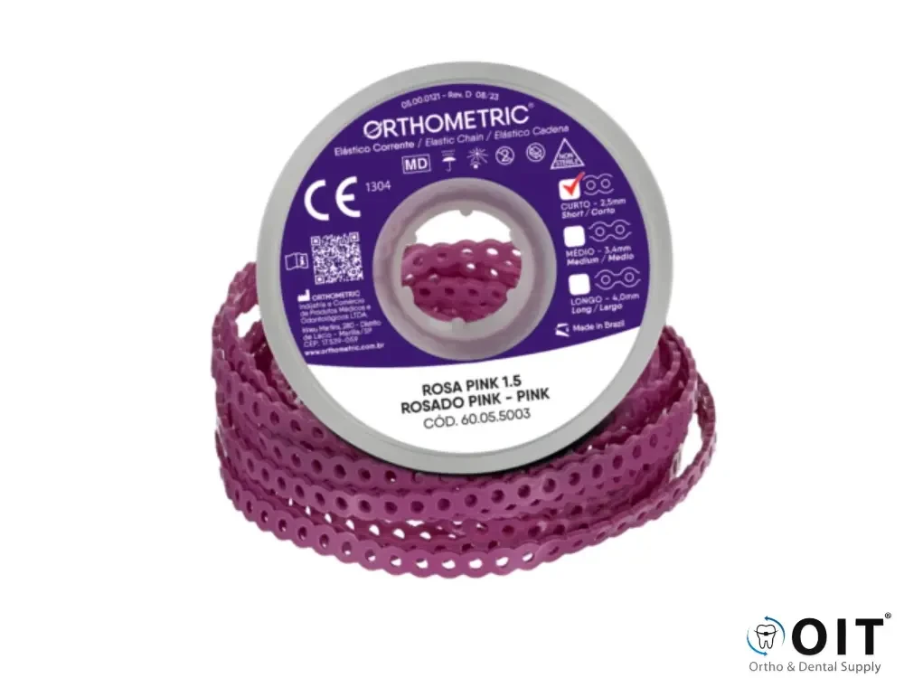 Elastomeric Chain Short Pink