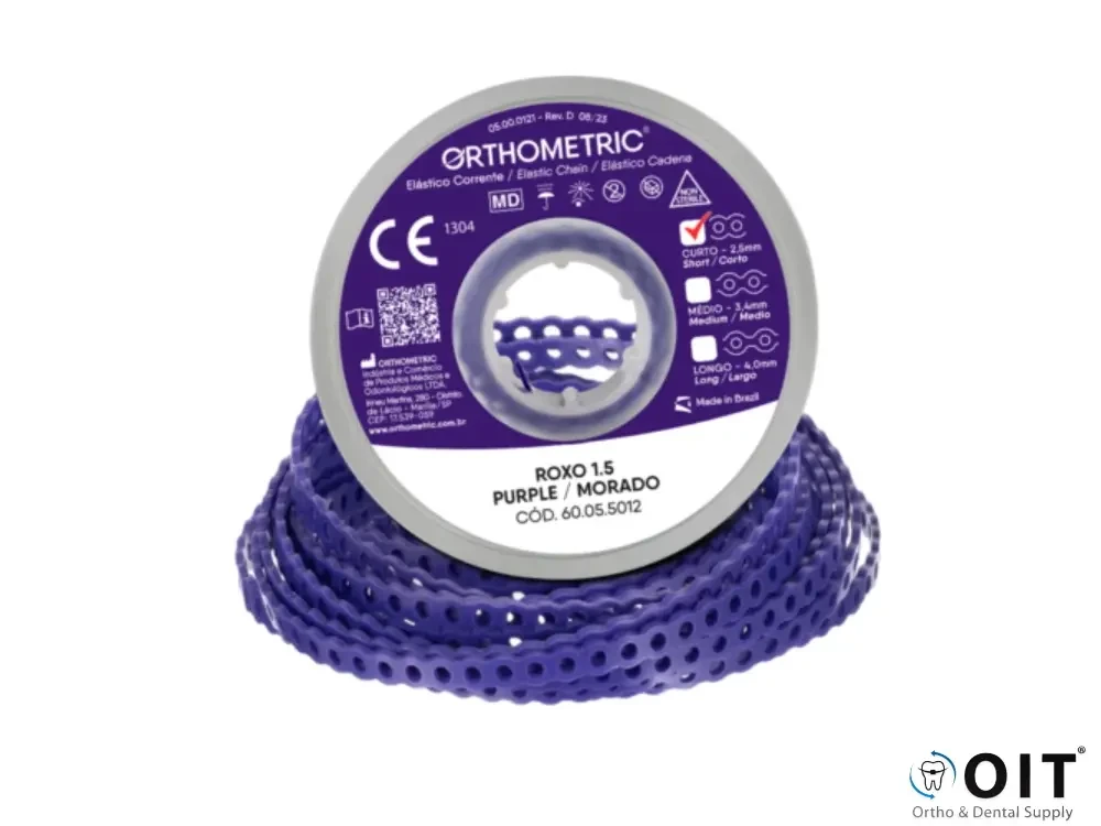 Elastomeric Chain Short Purple