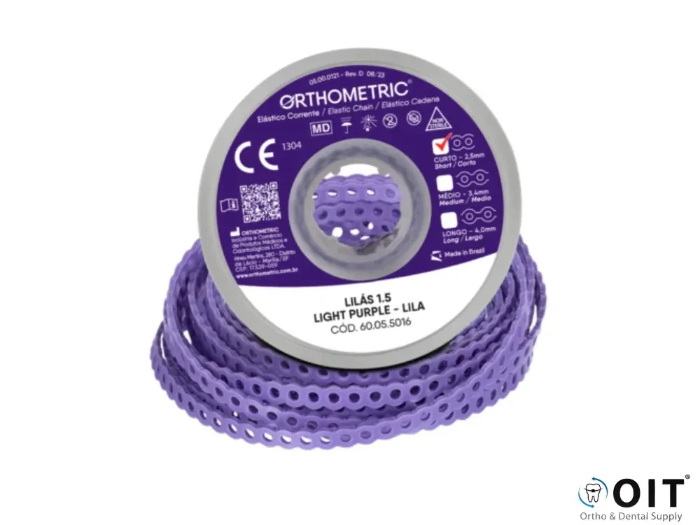 Elastomeric Chain Short Light Purple