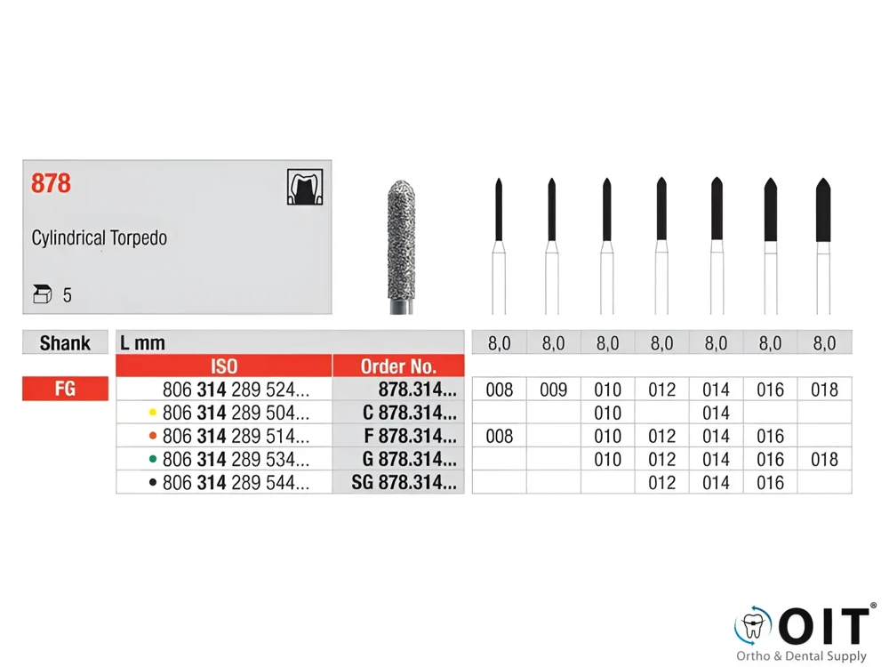 FG Diamant Boor Cylinder Torpedo