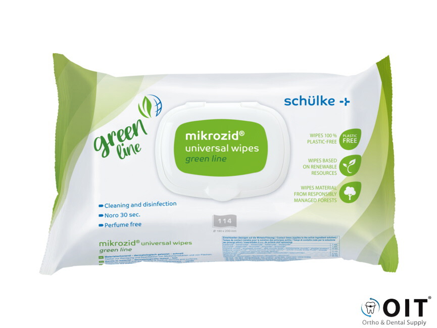 Schulke Mikrozid Green Line Wipes