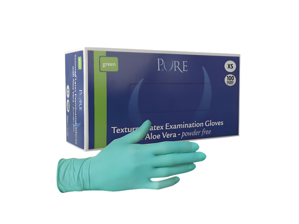 Aloecare Handschoenen XS Groen Latex