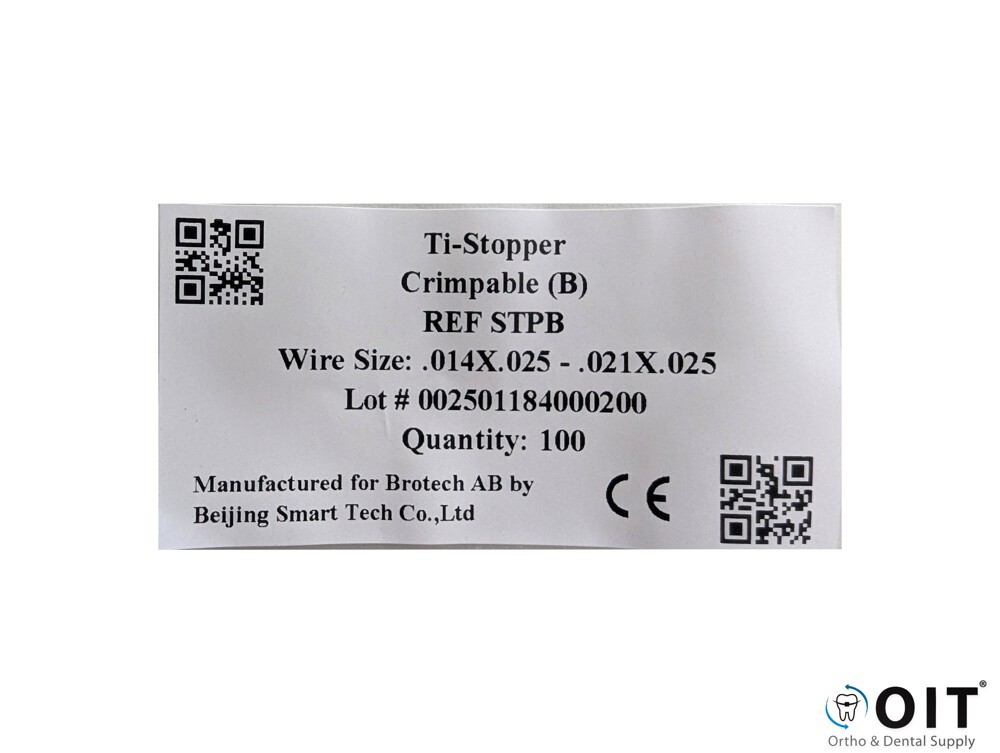 Crimpable Ti Stops B .014x.025/.021x.025